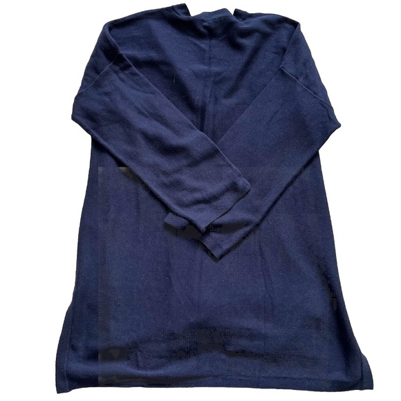 EILEEN FISHER ORGANIC COTTON BLEND V NECK TOP SIZE MEDIUM MINIMALIST CHIC - Picture 2 of 6